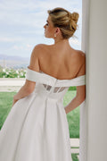 Graceful Majestic Sweetheart A-Line Breathtaking Wedding Gown for Dream Wedding NXJE1016