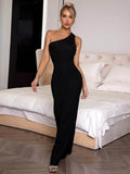 Cutout One-Shoulder Maxi Dress for Effortless Style