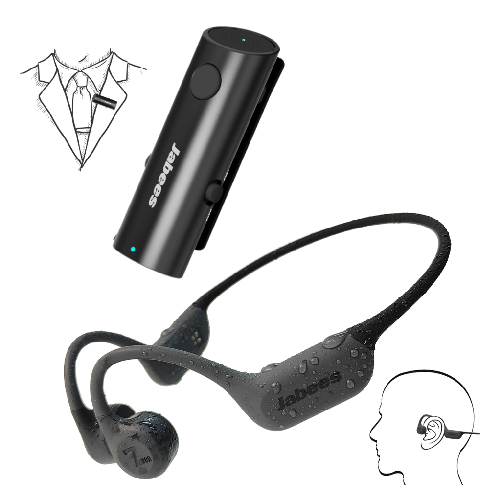 HearLink 3-in-1 Portable Bluetooth Microphone & Wireless Audio Transmitter