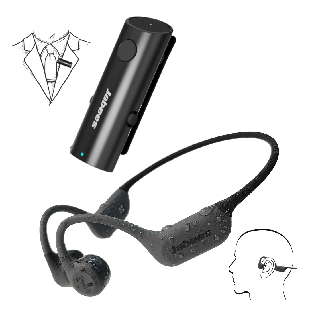HearLink 3-in-1 Portable Bluetooth Microphone & Wireless Audio Transmitter